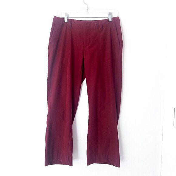 Patagonia Quandary Lightweight travel hiking pants burgundy size 4 - Picture 1 of 13